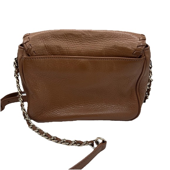 Tory Burch Marion Women's Leather Crossbody Bag Cognac Brown‎ - Picture 2 of 15